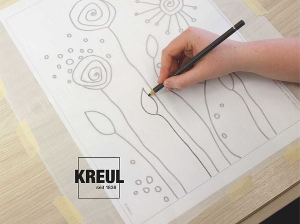 Produktbild: KREUL Javana Malen auf Seide, Starter Set mit 5 Seidenmalfarben &agrave; 20 ml