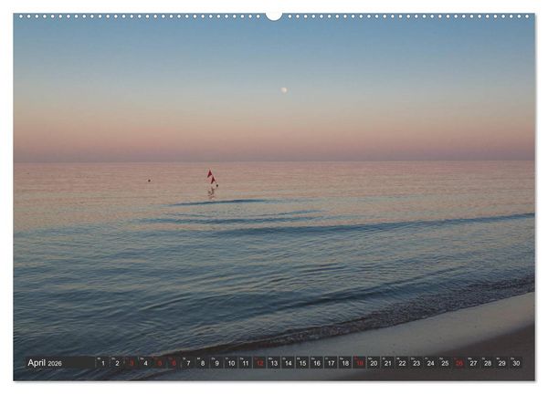Produktbild: Blick aufs ruhige Meer (hochwertiger Premium Wandkalender 2026 DIN A2 quer), Kunstdruck in Hochglanz