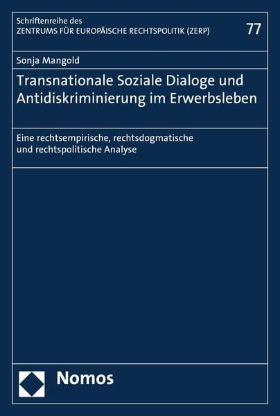 Produktbild: Transnationale Soziale Dialoge und Antidiskriminierung im Erwerbsleben