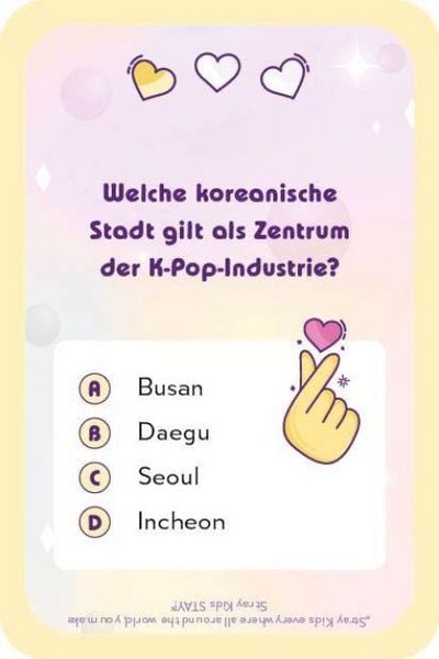 Produktbild: Kartenspiel: Das ultimative K-Pop-Quiz
