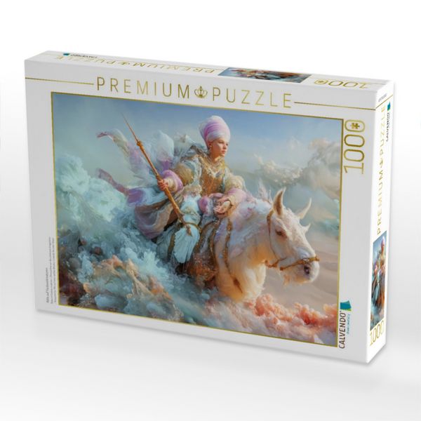 Produktbild: CALVENDO Puzzle Ritte auf Fantasiekreaturen | 1000 Teile Lege-Gr&ouml;&szlig;e 64x48cm Foto-Puzzle f&uuml;r gl&uuml;ckliche Stunden