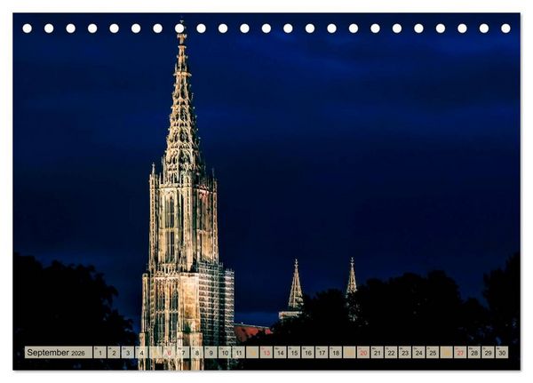 Produktbild: B&uuml;hne frei f&uuml;r Ulm an der Donau (Tischkalender 2026 DIN A5 quer), CALVENDO Monatskalender