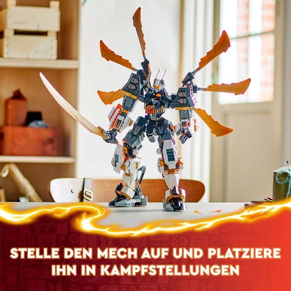 Produktbild: LEGO NINJAGO Coles Titandrachen-Mech, Abenteuer Set für Kinder 71821