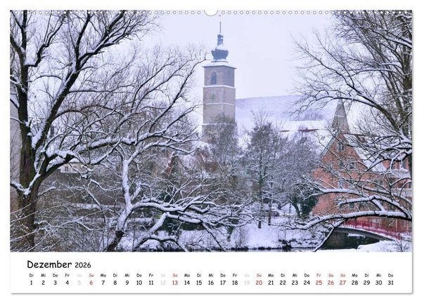Produktbild: Crailsheim - Stimmungsvolle Momente (hochwertiger Premium Wandkalender 2026 DIN A2 quer), Kunstdruck in Hochglanz
