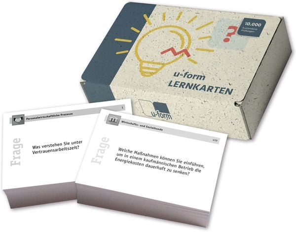 Produktbild: Lernkarten PLUS: Kaufmann/Kauffrau f&uuml;r B&uuml;romanagement