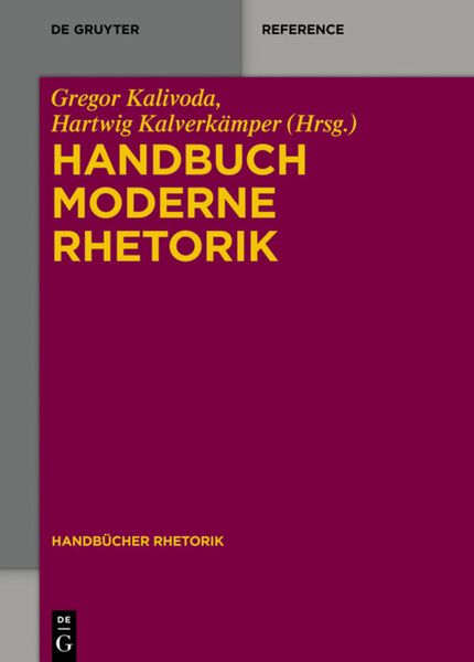 Produktbild: Handbuch Moderne Rhetorik