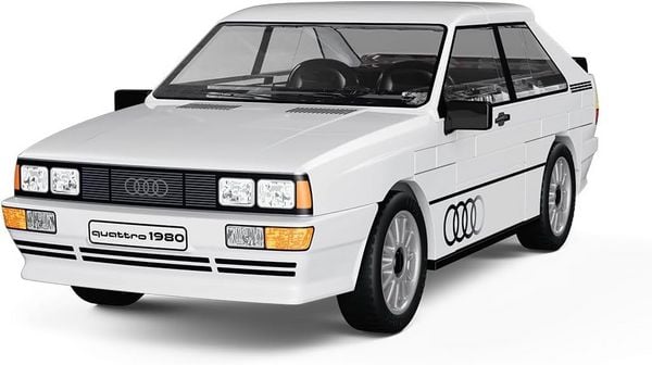 Produktbild: COBI 24665 - Audi Quattro 1980, wei&szlig;, 1:35, Bausatz, 79 Klemmbausteine