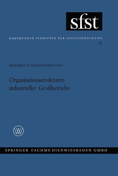 Produktbild: Organisationsstrukturen Industrieller Gro&szlig;betriebe