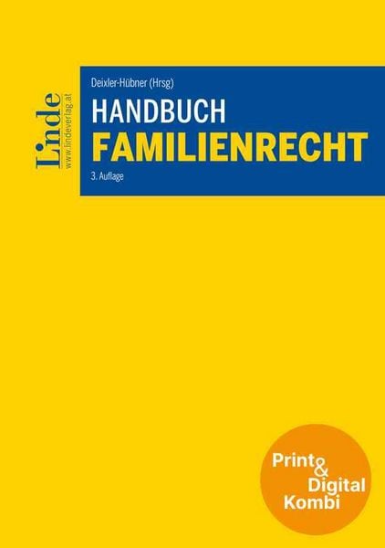 Handbuch Familienrecht (Kombi Print&digital), Gebundene Ausgabe von Markus Huber , Barbara Beclin , Joachim Pierer , Christoph Mondel , Franz