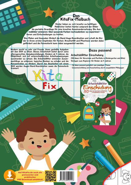 Produktbild: KitaFix Malbuch Einschulung