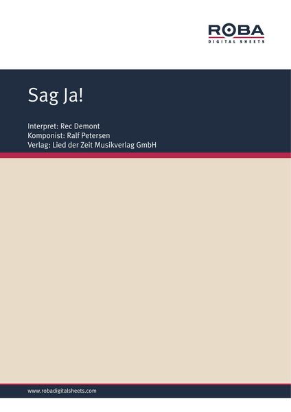 Produktbild: Sag Ja!