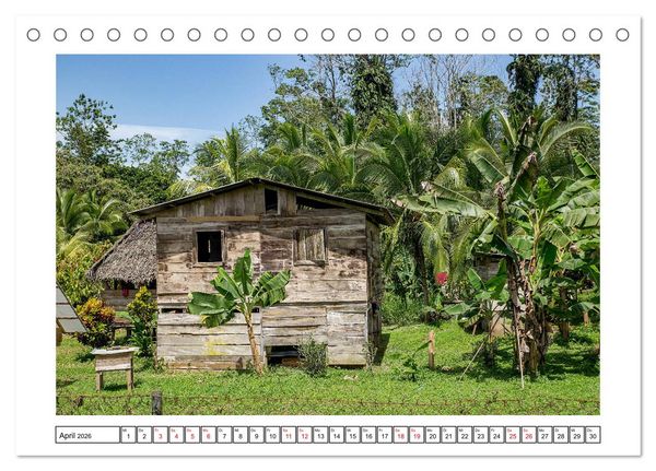 Produktbild: Panama - Faszinierende Kulturlandschaften (Tischkalender 2026 DIN A5 quer), CALVENDO Monatskalender