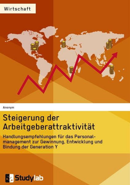 Produktbild: Steigerung der Arbeitgeberattraktivit&auml;t. Handlungsempfehlungen f&uuml;r das Personalmanagement zur Gewinnung, Entwicklung und Bindung der Generation Y