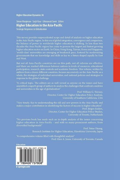 Produktbild: Higher Education in the Asia-Pacific
