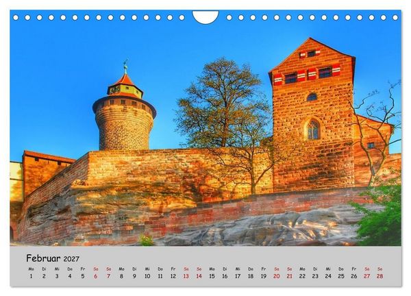 Produktbild: N&uuml;rnberg. Du bist so sch&ouml;n (Wandkalender 2027 DIN A4 quer), CALVENDO Monatskalender