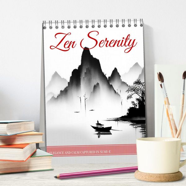 Produktbild: Zen Serenity (Desk Calendar 2026 DIN A5 portrait), CALVENDO 12 Month DeskCalendar