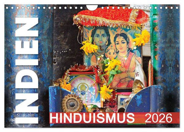 Produktbild: Indien - Hinduismus (Wandkalender 2026 DIN A4 quer), CALVENDO Monatskalender