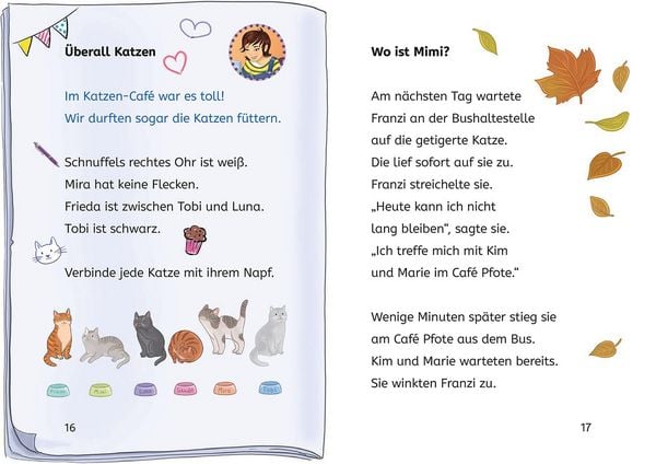 Produktbild: Die drei !!!, Bücherhelden 2. Klasse, Tatort Katzen-Café