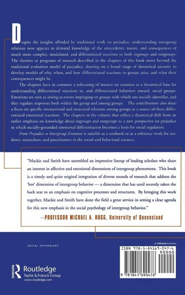 Produktbild: From Prejudice to Intergroup Emotions