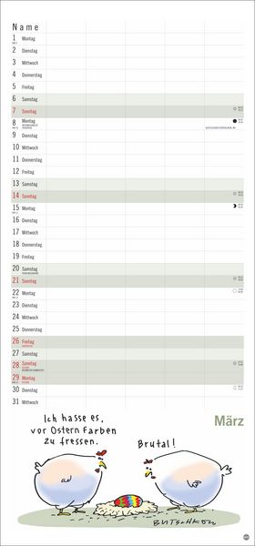Produktbild: Peter Butschkow: Familienplaner 2027
