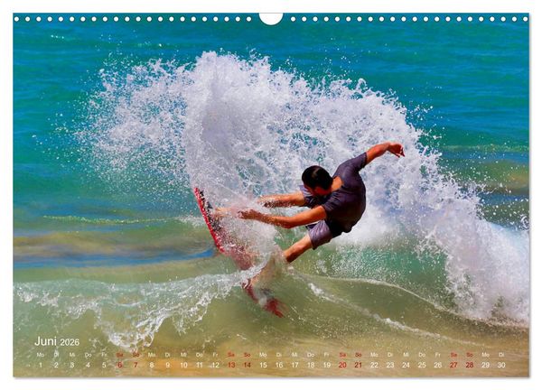 Produktbild: Surfen - die perfekte Welle (Wandkalender 2026 DIN A3 quer), CALVENDO Monatskalender