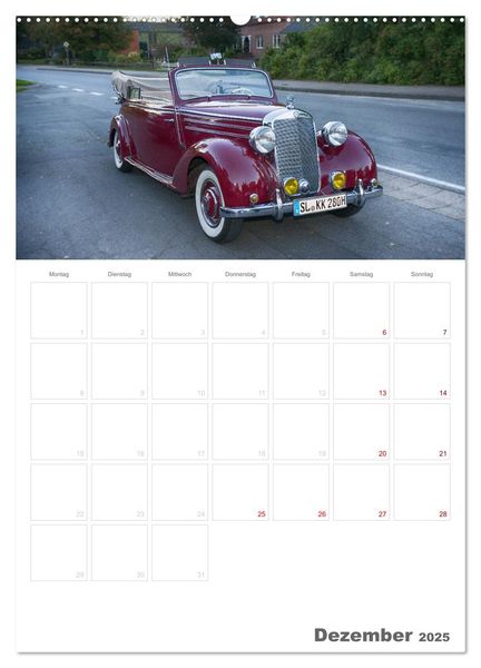 Produktbild: Mercedes Benz 170 SCB (hochwertiger Premium Wandkalender 2025 DIN A2 hoch), Kunstdruck in Hochglanz