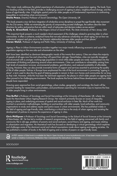 Produktbild: Ageing in Place in Urban Environments