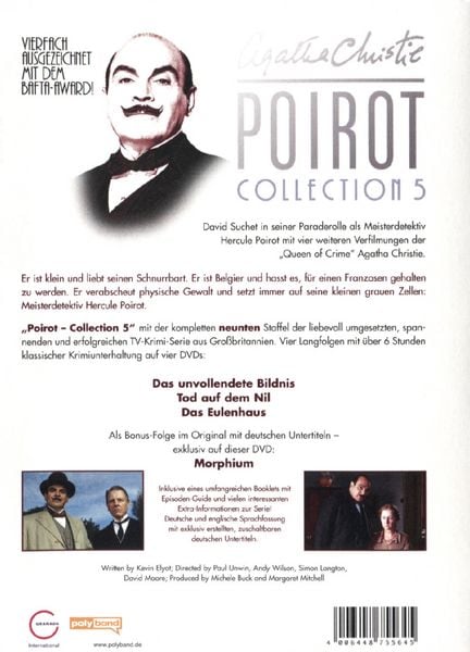 Produktbild: Agatha Christie - Poirot Collection 5 [4 DVDs]