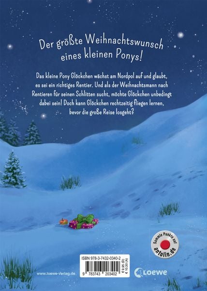 Produktbild: Gl&ouml;ckchen, das Weihnachtspony (Band 1) - Das Wunder vom Nordpol