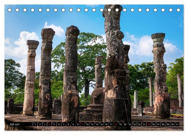 Produktbild: Sri Lanka (Tischkalender 2027 DIN A5 quer), CALVENDO Monatskalender