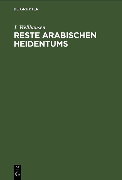Produktbild: Reste arabischen Heidentums