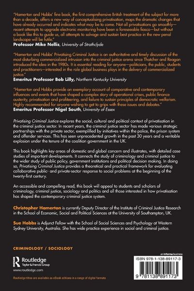 Produktbild: Privatising Criminal Justice