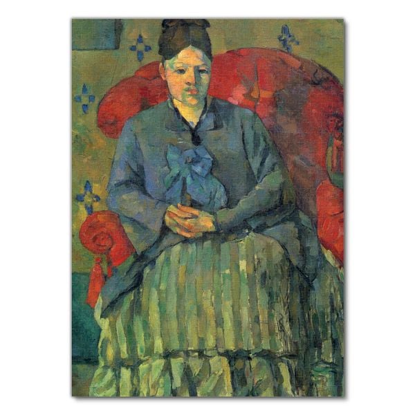 Produktbild: Lais Puzzle Paul C&eacute;zanne - Portr&auml;t der Mme C&eacute;zanne in rotem Lehnstuhl 1000 Teile