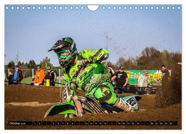 Produktbild: Motocross Racing 2026 (Wandkalender 2026 DIN A4 quer), CALVENDO Monatskalender