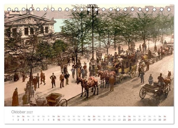 Produktbild: Deutschland um 1900 (Tischkalender 2027 DIN A5 quer), CALVENDO Monatskalender