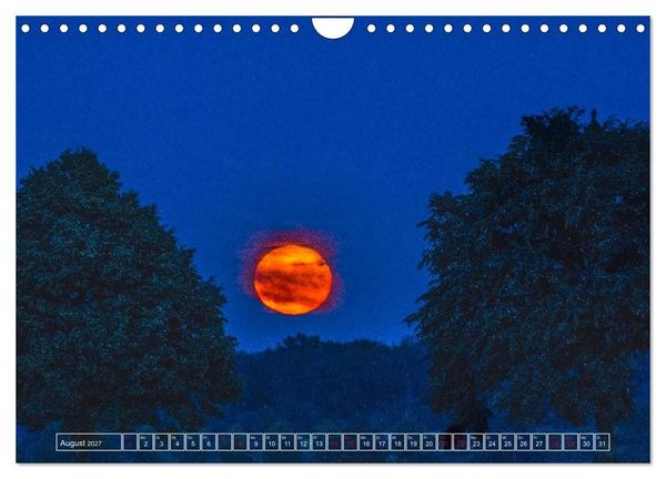 Produktbild: Faszination Mond - der etwas andere Mondkalender (Wandkalender 2027 DIN A4 quer), CALVENDO Monatskalender