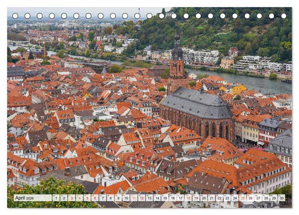 Produktbild: Heidelberg Impressionen (Tischkalender 2026 DIN A5 quer), CALVENDO Monatskalender