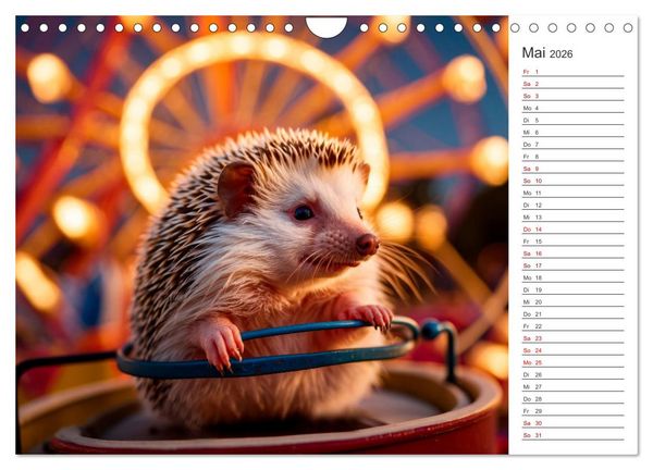 Produktbild: Stachelstars (Wandkalender 2026 DIN A4 quer), CALVENDO Monatskalender