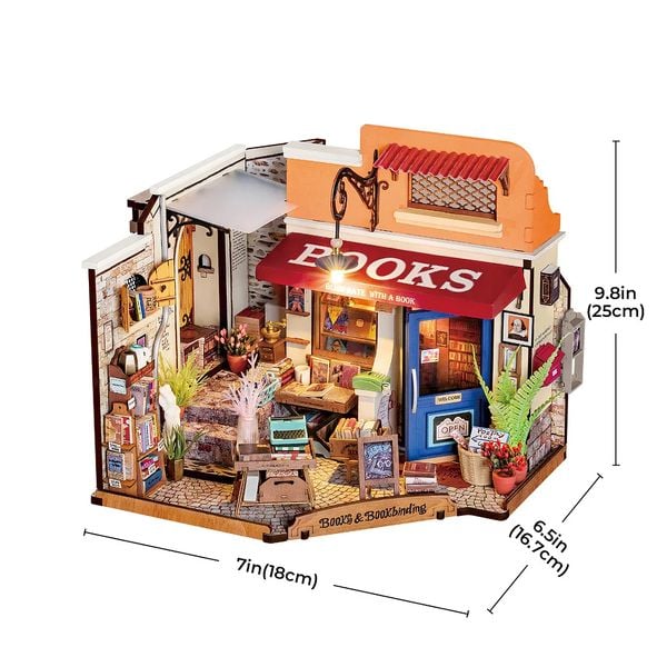 Produktbild: Book Nook DIY Bücherecke Corner Bookstore