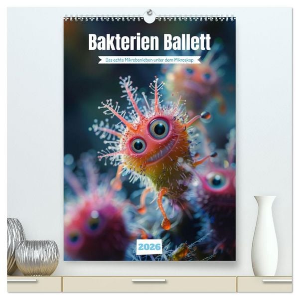 Produktbild: Bakterien Ballett (hochwertiger Premium Wandkalender 2026 DIN A2 hoch), Kunstdruck in Hochglanz