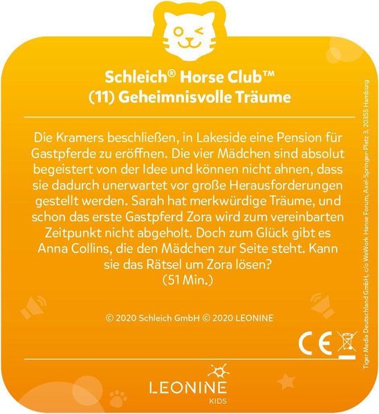 Produktbild: tigercard - Schleich Horse Club - Geheimnisvolle Tr&auml;ume