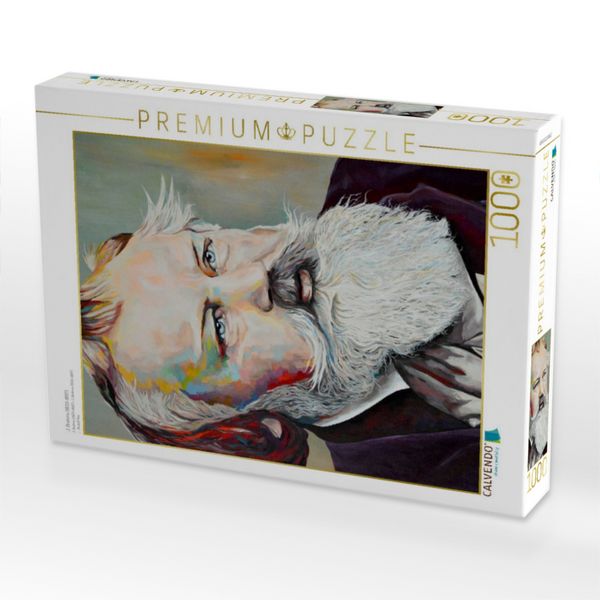 Produktbild: CALVENDO Puzzle J. Brahms (1833-1897) | 1000 Teile Lege-Gr&ouml;&szlig;e 64x48cm Foto-Puzzle f&uuml;r gl&uuml;ckliche Stunden