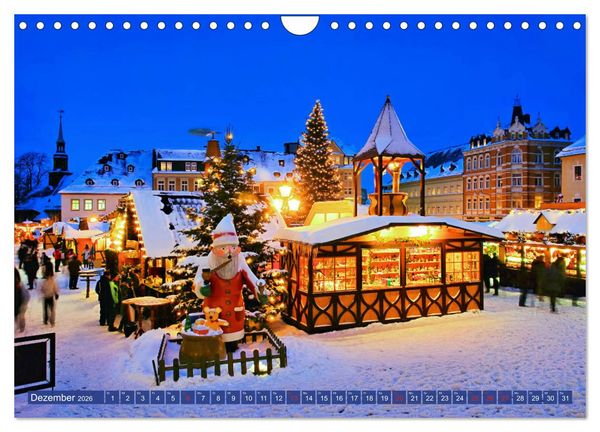 Produktbild: Erzgebirge - Reiches kulturelles Erbe und erholsame Natur (Wandkalender 2026 DIN A4 quer), CALVENDO Monatskalender