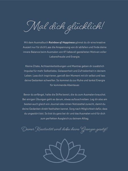 Produktbild: Rainbow of Happiness | Ausmalen und loslassen