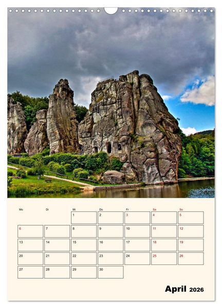 Produktbild: Deutschland. Deutsche Lande, vielf&auml;ltig und bunt (Wandkalender 2026 DIN A3 hoch), CALVENDO Monatskalender
