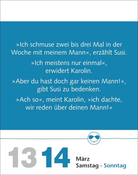 Produktbild: Beste Witze Tagesabrei&szlig;kalender 2027