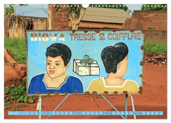 Produktbild: Barbershops in Afrika (Wandkalender 2026 DIN A3 quer), CALVENDO Monatskalender