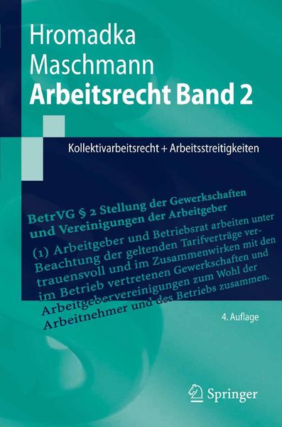 Produktbild: Arbeitsrecht Band 2