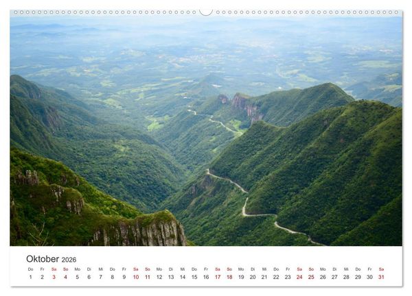 Produktbild: Brasilien - Eine beeindruckendes Land in S&uuml;damerika. (hochwertiger Premium Wandkalender 2026 DIN A2 quer), Kunstdruck in Hochglanz