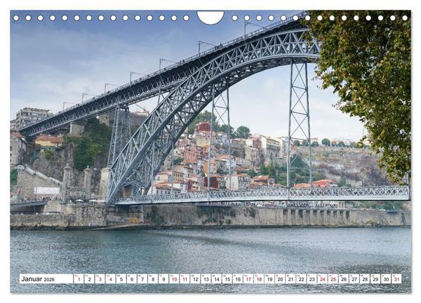 Produktbild: Unterwegs - Caminho Portugu&ecirc;s. Zu Fu&szlig; auf dem Portugiesischen Jakobsweg (Wandkalender 2026 DIN A4 quer), CALVENDO Monatskalender